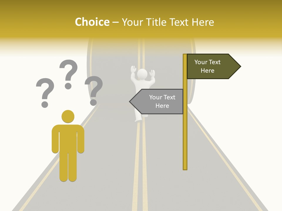 Horizon Construction Isolated PowerPoint Template