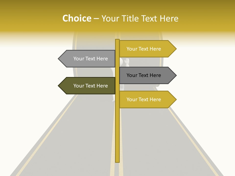 Horizon Construction Isolated PowerPoint Template