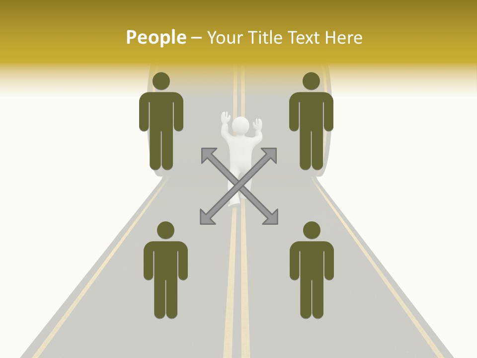 Horizon Construction Isolated PowerPoint Template