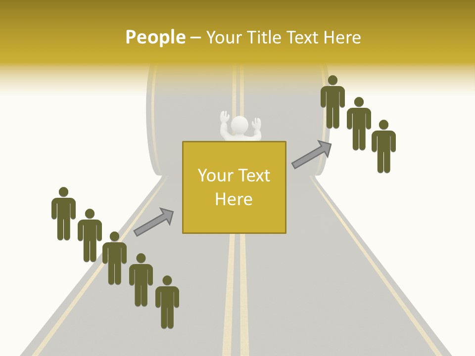 Horizon Construction Isolated PowerPoint Template