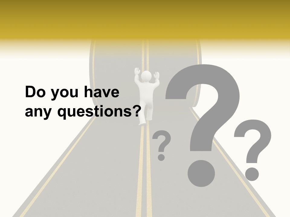 Horizon Construction Isolated PowerPoint Template