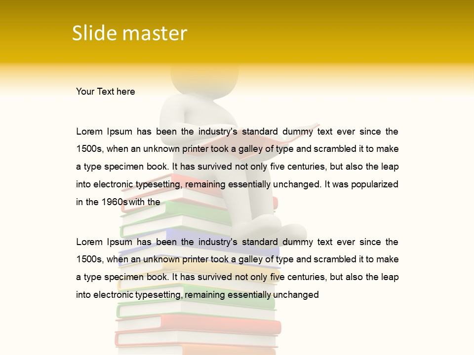 Personage Learn Manual PowerPoint Template