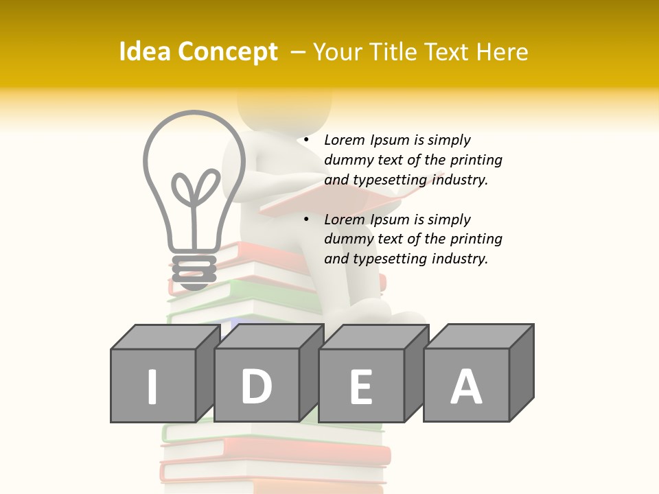 Personage Learn Manual PowerPoint Template