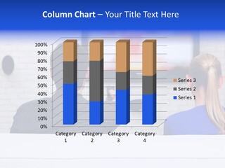 Watching Tv Caucasian Remote Control PowerPoint Template