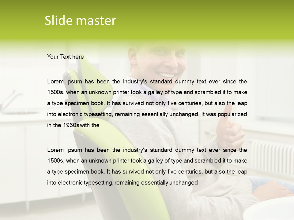 Patient Teeth Healthy PowerPoint Template