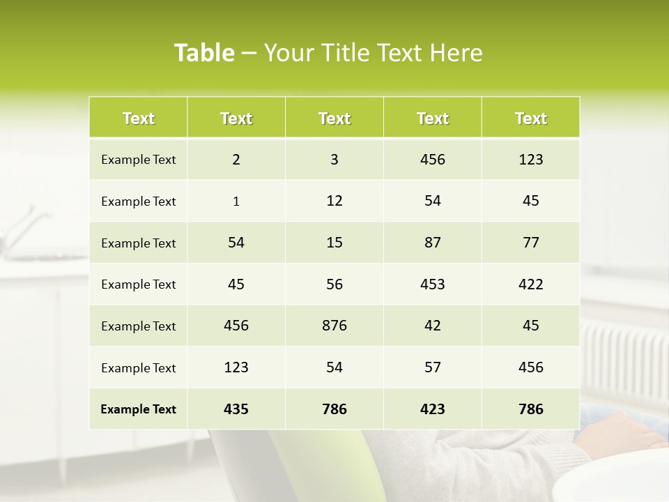 Patient Teeth Healthy PowerPoint Template