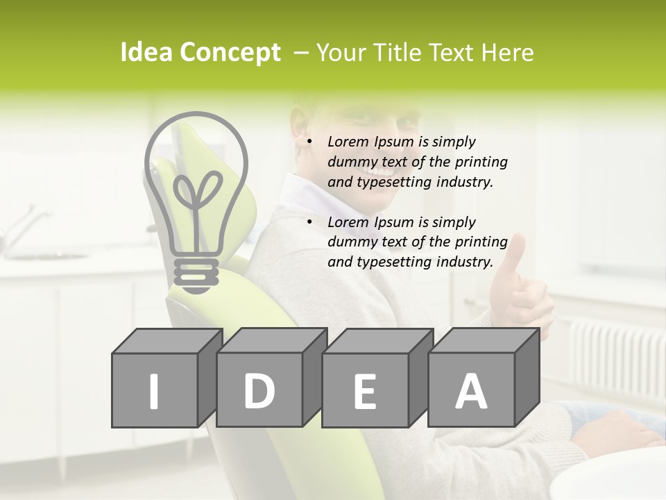 Patient Teeth Healthy PowerPoint Template