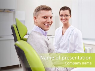 Expertise Women Glasses PowerPoint Template