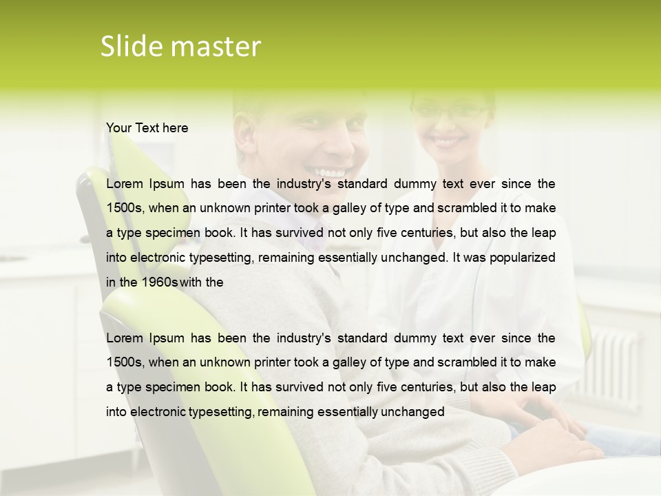 Expertise Women Glasses PowerPoint Template