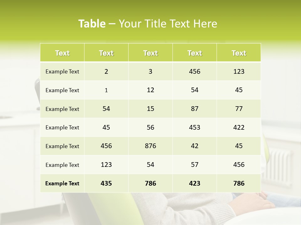 Expertise Women Glasses PowerPoint Template