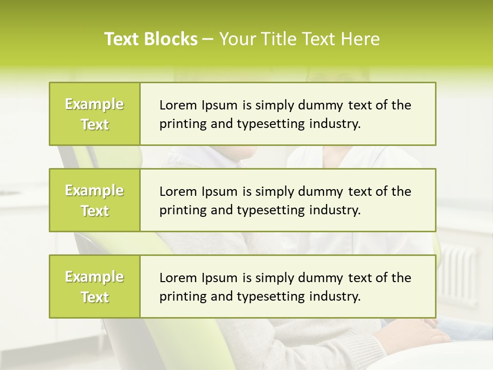 Expertise Women Glasses PowerPoint Template
