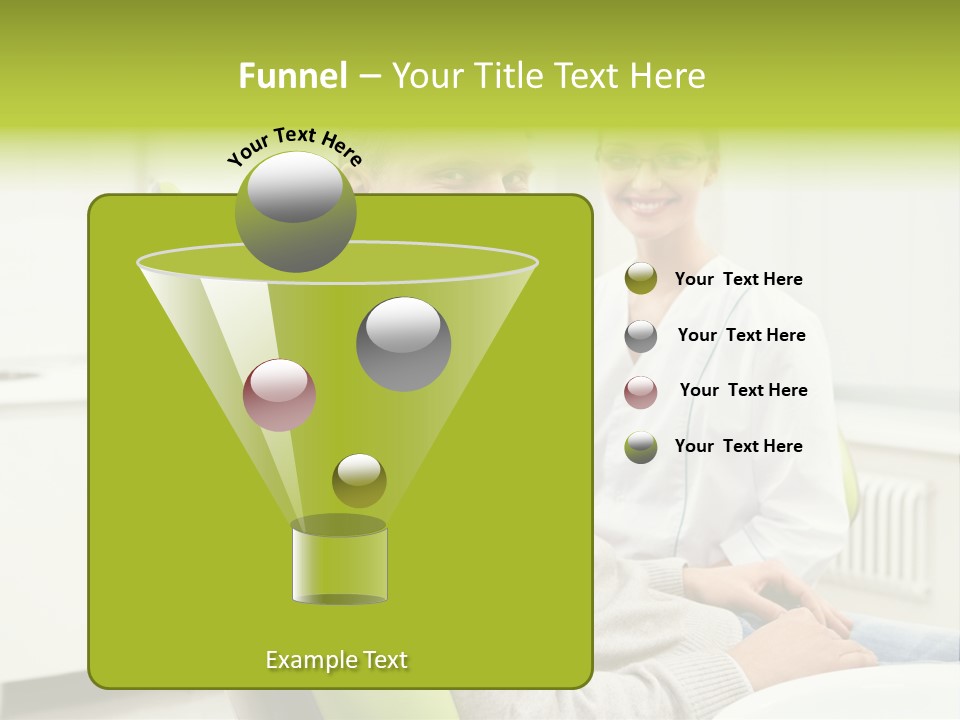 Expertise Women Glasses PowerPoint Template