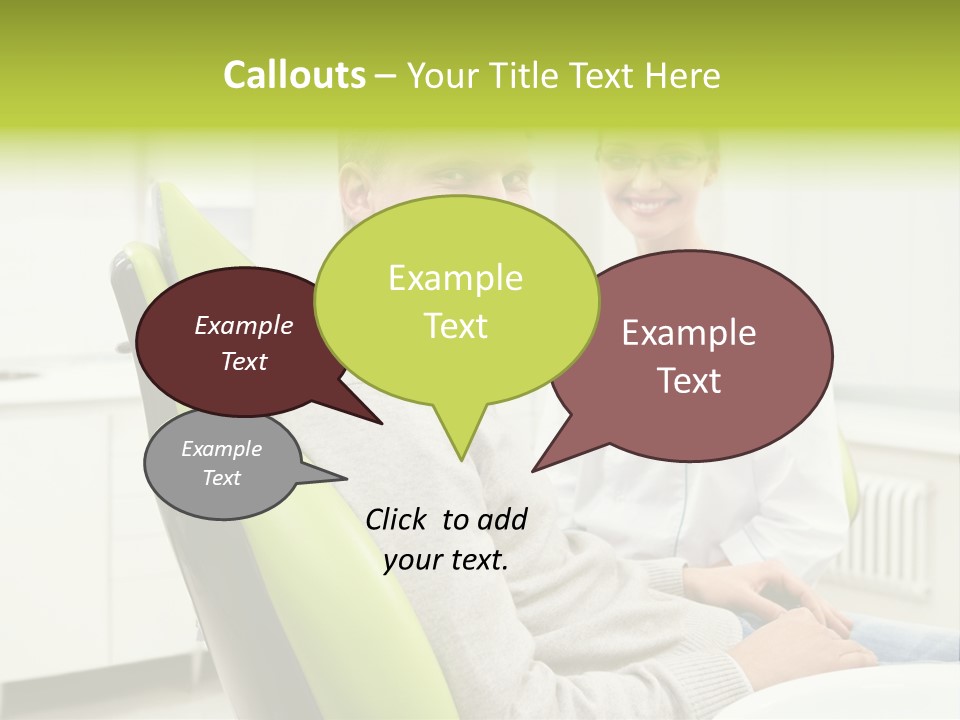 Expertise Women Glasses PowerPoint Template