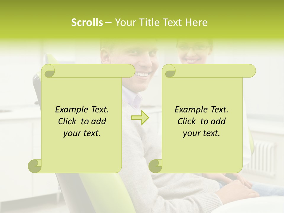 Expertise Women Glasses PowerPoint Template