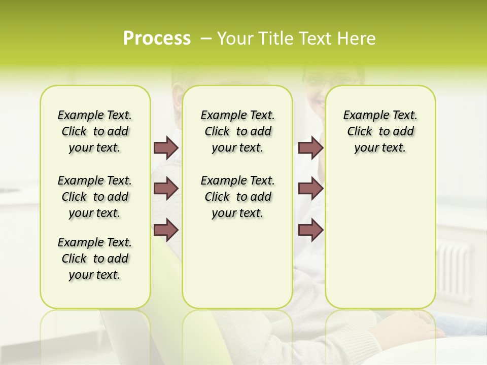 Expertise Women Glasses PowerPoint Template