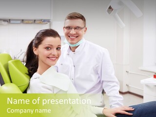 Health Care Uniform People PowerPoint Template