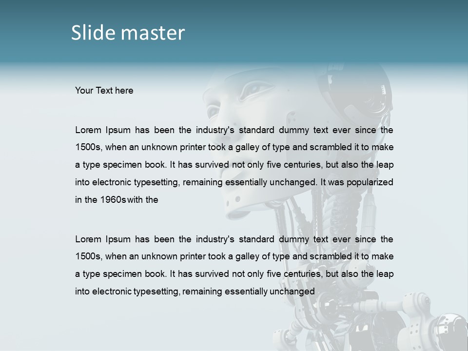 Rendering Scifi Concepts PowerPoint Template