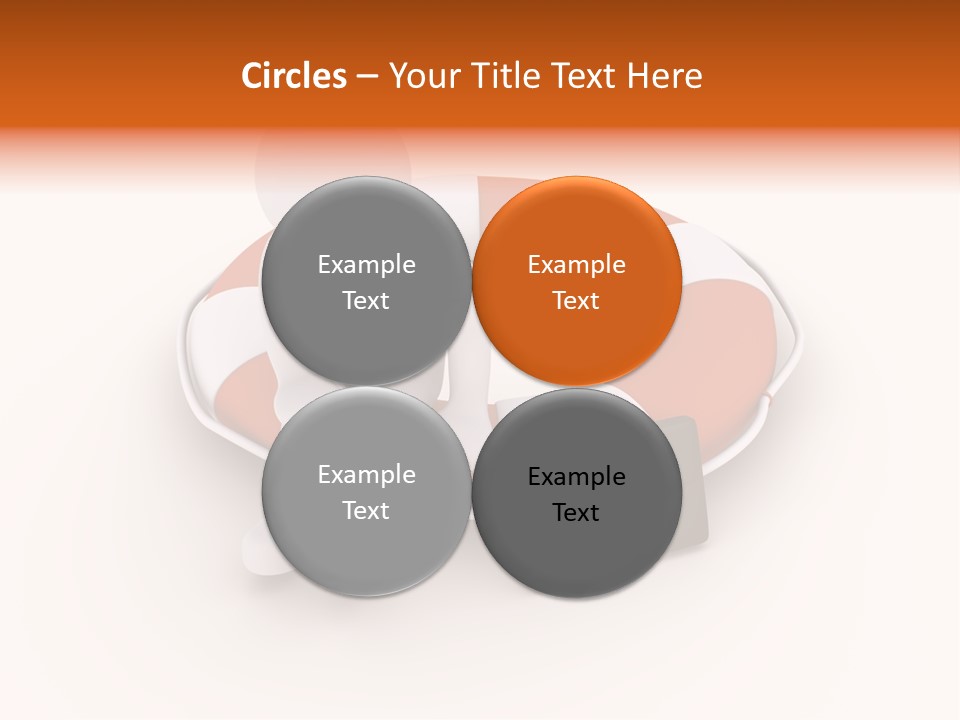 A Person Standing Next To A Life Preserver PowerPoint Template