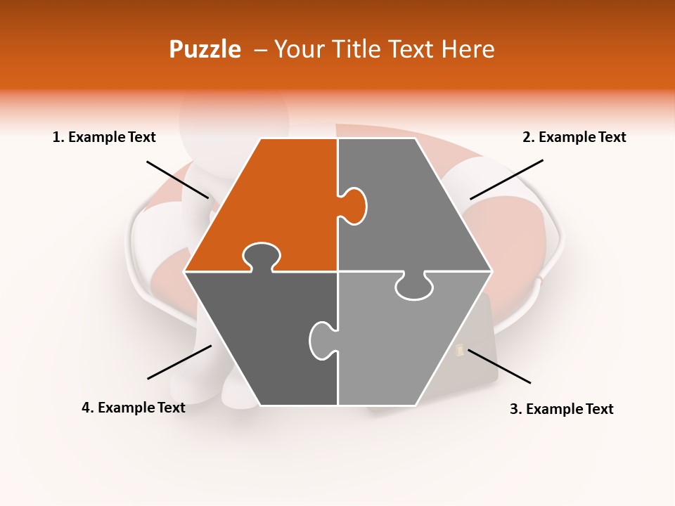 A Person Standing Next To A Life Preserver PowerPoint Template