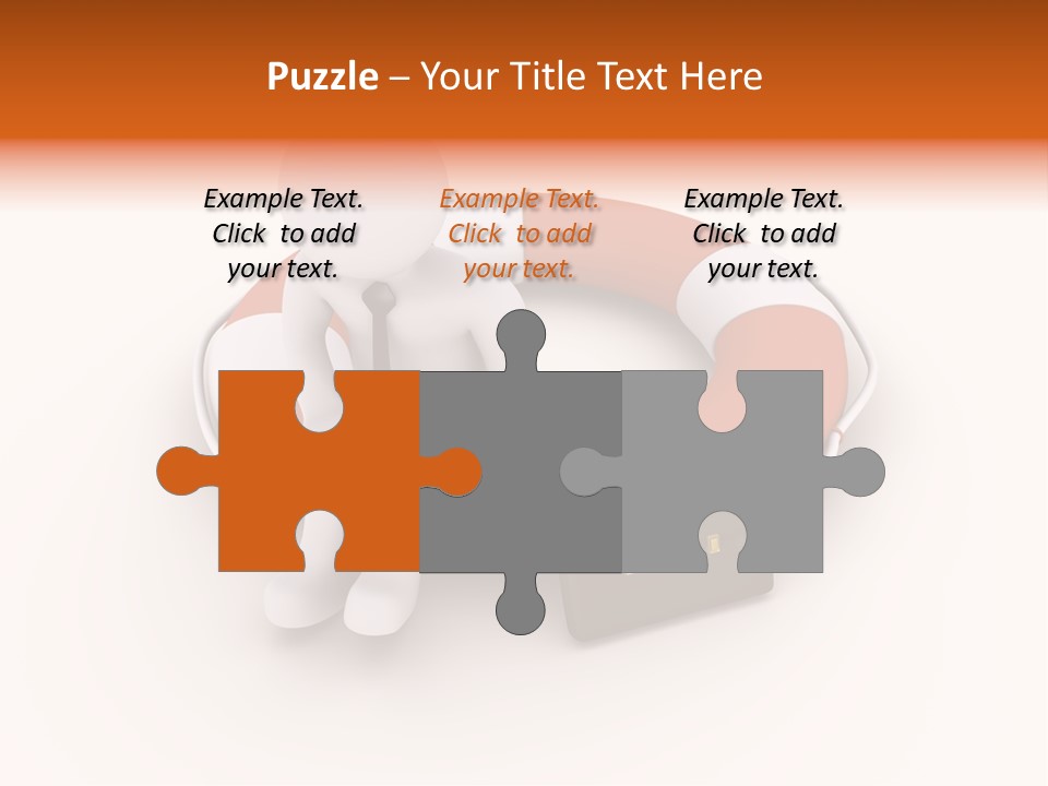 A Person Standing Next To A Life Preserver PowerPoint Template