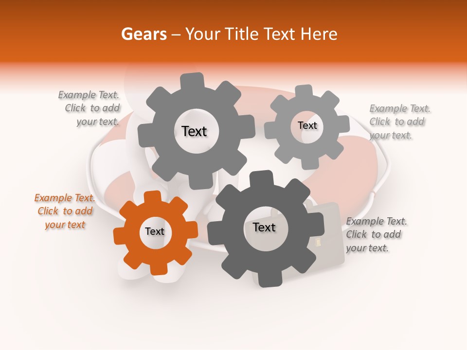 A Person Standing Next To A Life Preserver PowerPoint Template