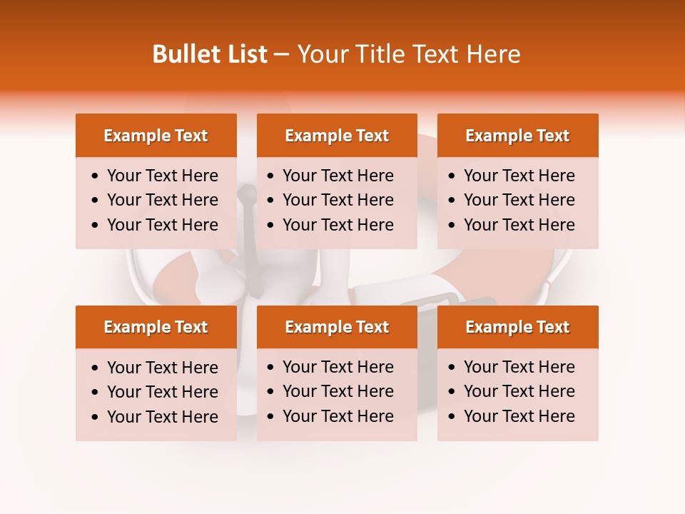 A Person Standing Next To A Life Preserver PowerPoint Template