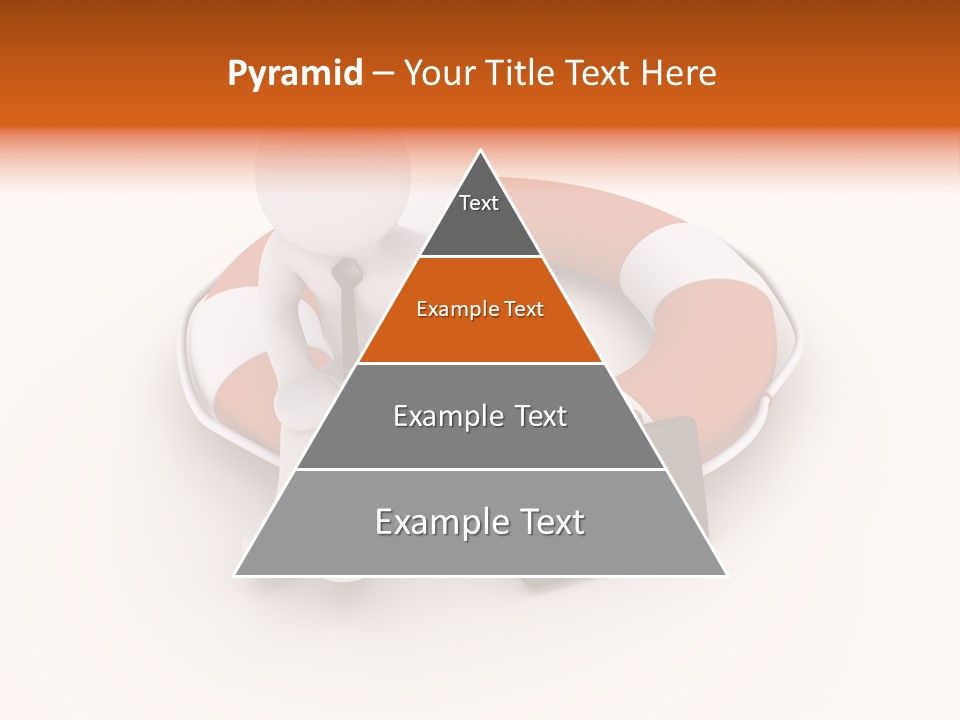 A Person Standing Next To A Life Preserver PowerPoint Template