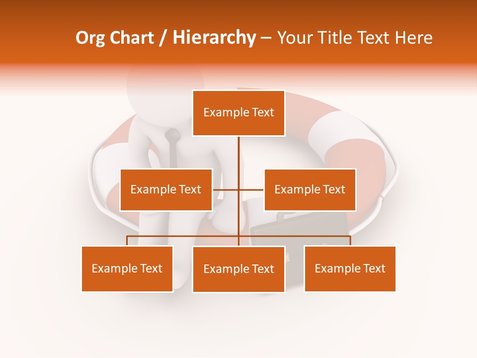 A Person Standing Next To A Life Preserver PowerPoint Template