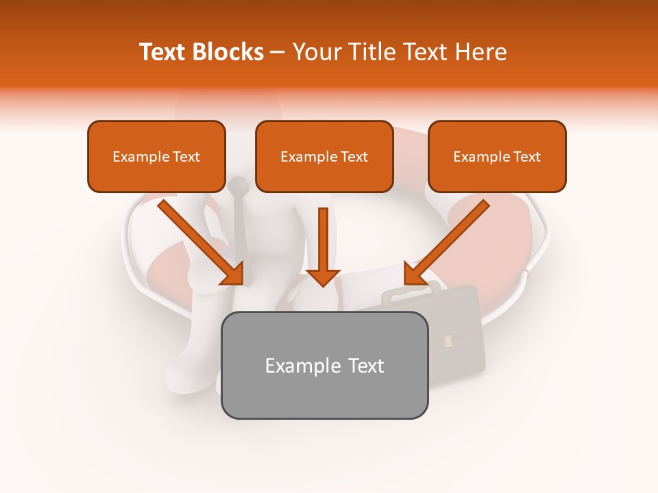 A Person Standing Next To A Life Preserver PowerPoint Template