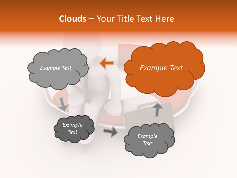 A Person Standing Next To A Life Preserver PowerPoint Template