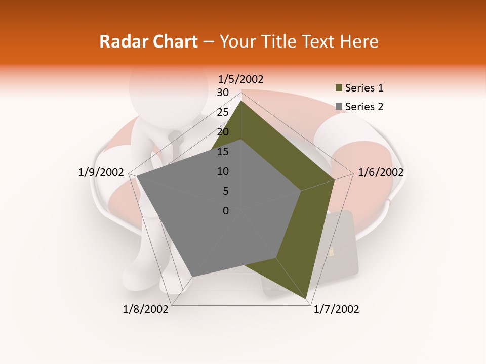 A Person Standing Next To A Life Preserver PowerPoint Template