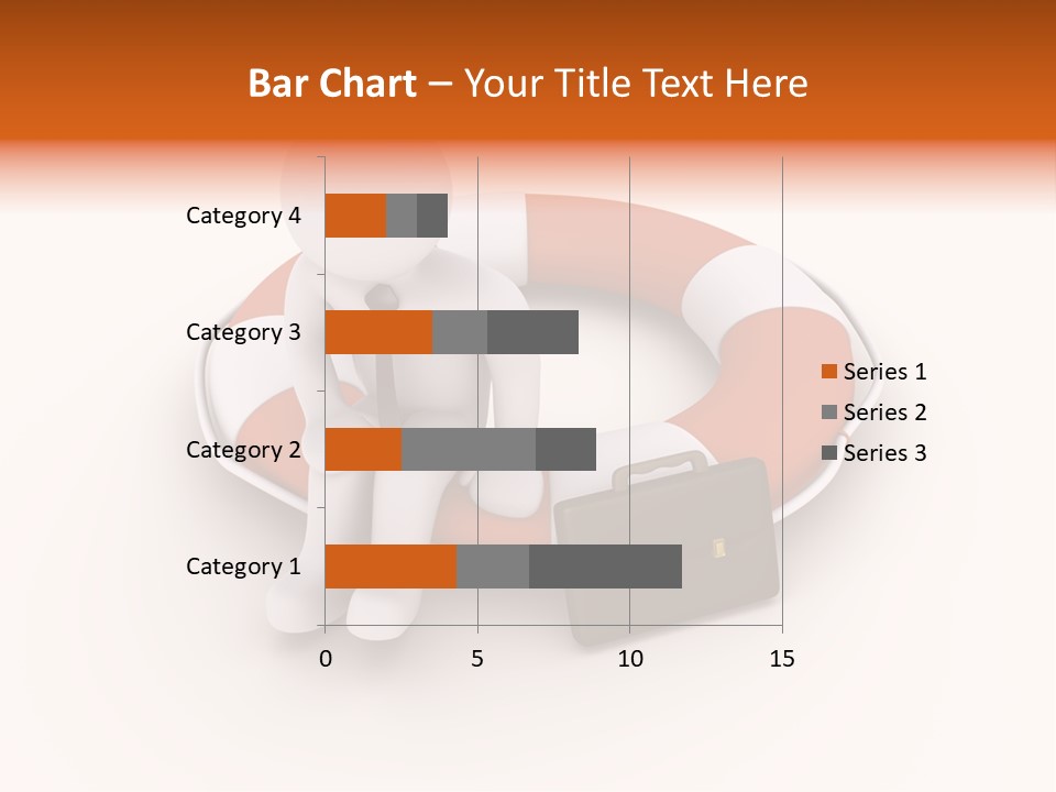 A Person Standing Next To A Life Preserver PowerPoint Template