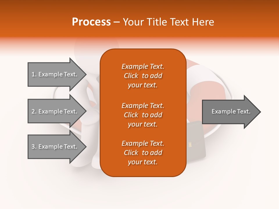 A Person Standing Next To A Life Preserver PowerPoint Template