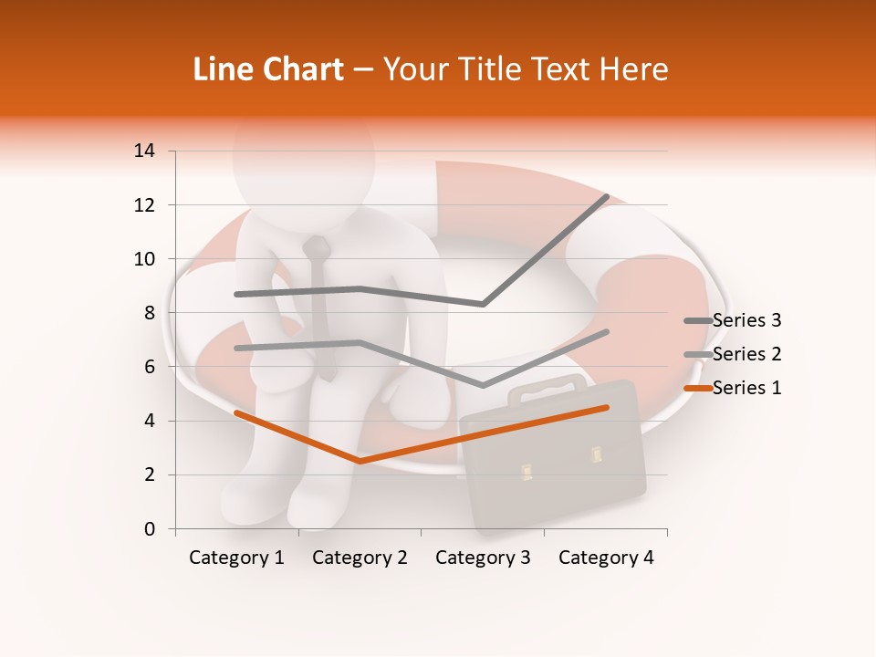 A Person Standing Next To A Life Preserver PowerPoint Template