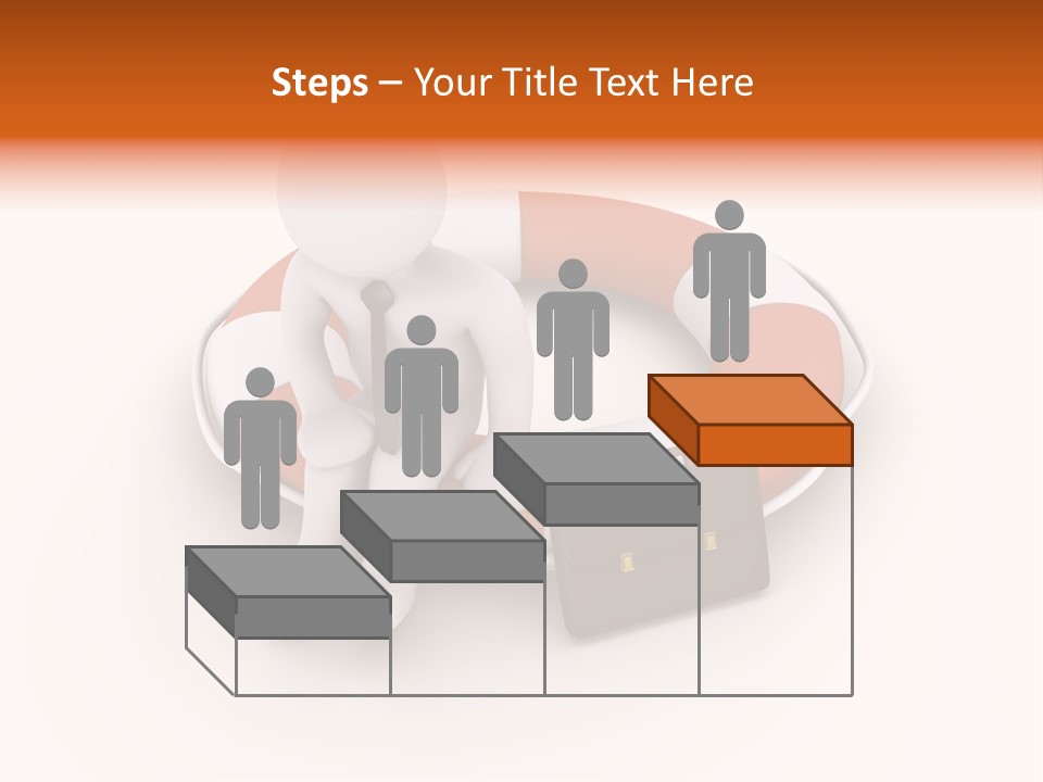 A Person Standing Next To A Life Preserver PowerPoint Template