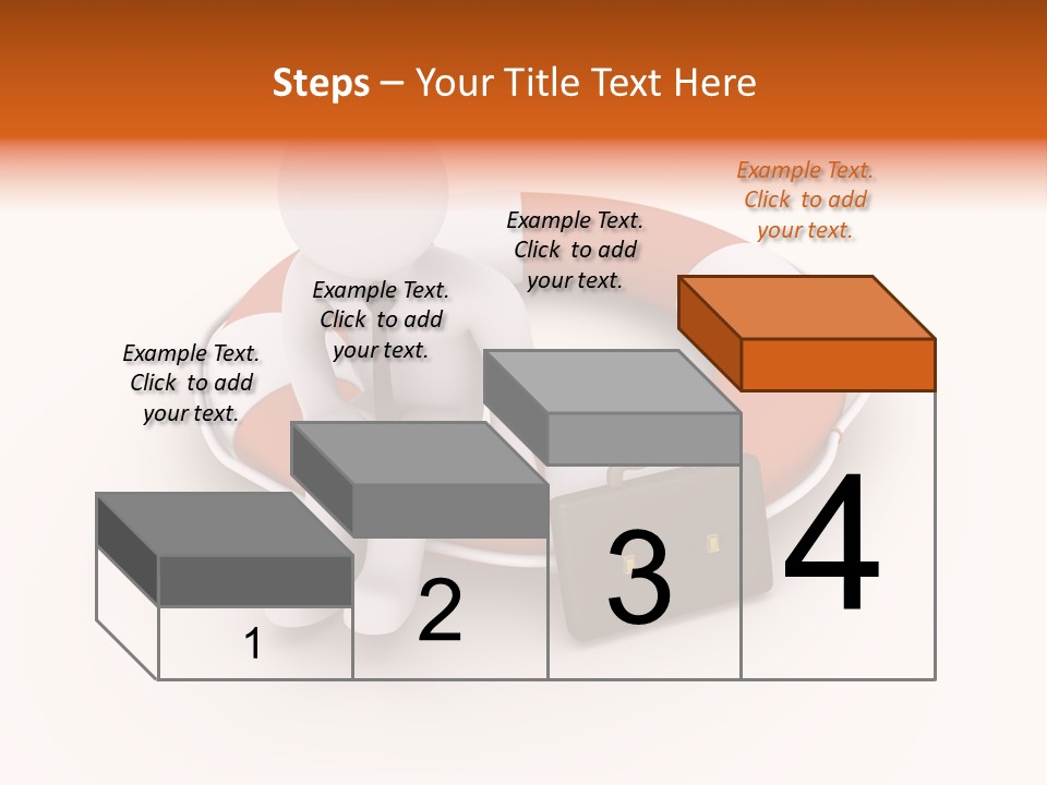 A Person Standing Next To A Life Preserver PowerPoint Template