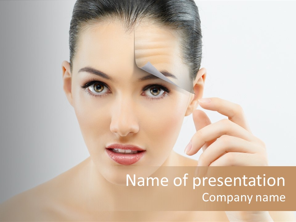 Hand  Cosmetics PowerPoint Template