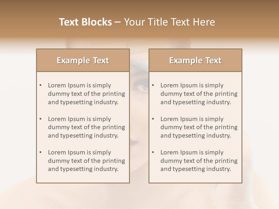 Hand  Cosmetics PowerPoint Template