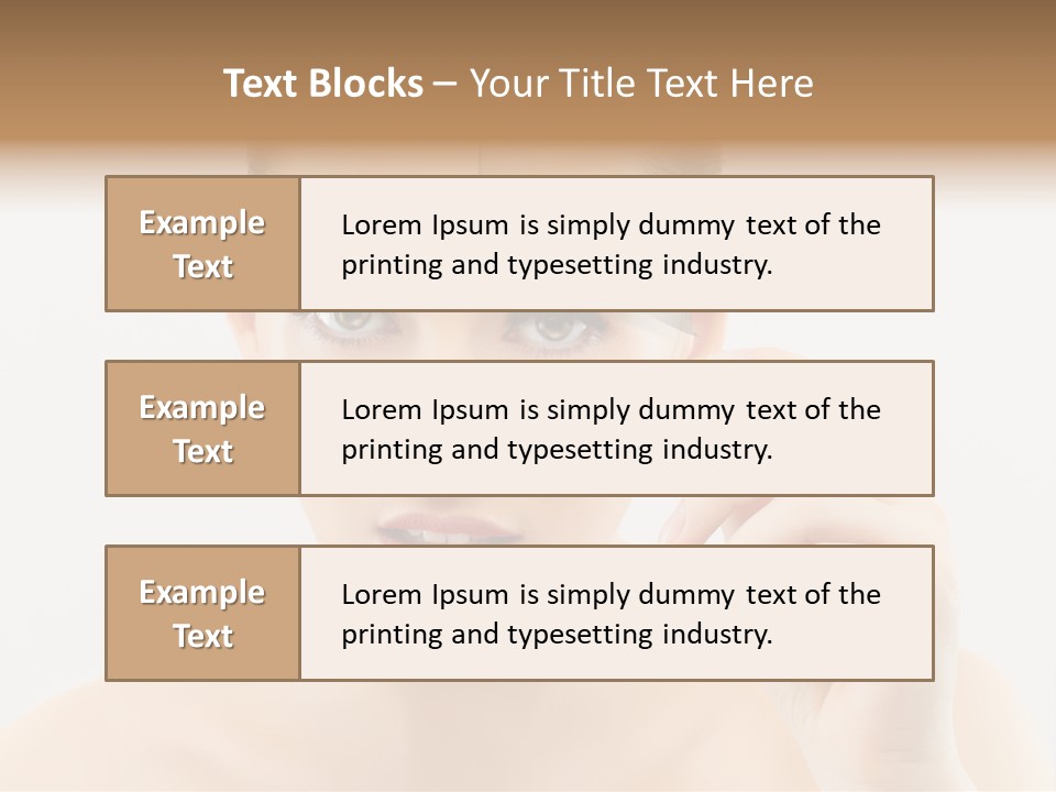 Hand  Cosmetics PowerPoint Template