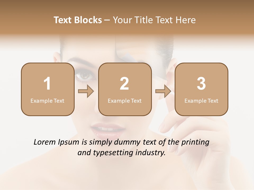 Hand  Cosmetics PowerPoint Template