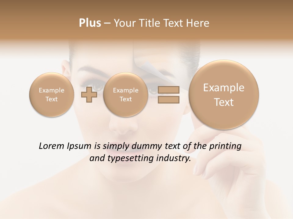 Hand  Cosmetics PowerPoint Template