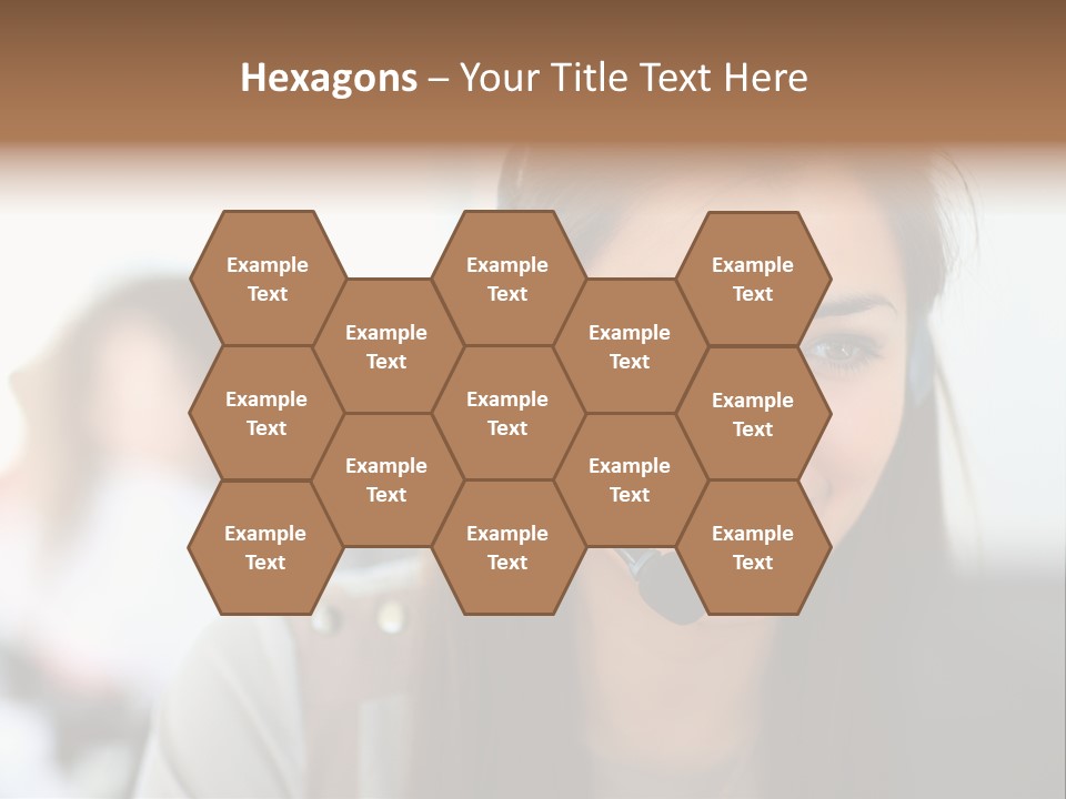 Agent Hispanic Microphone PowerPoint Template