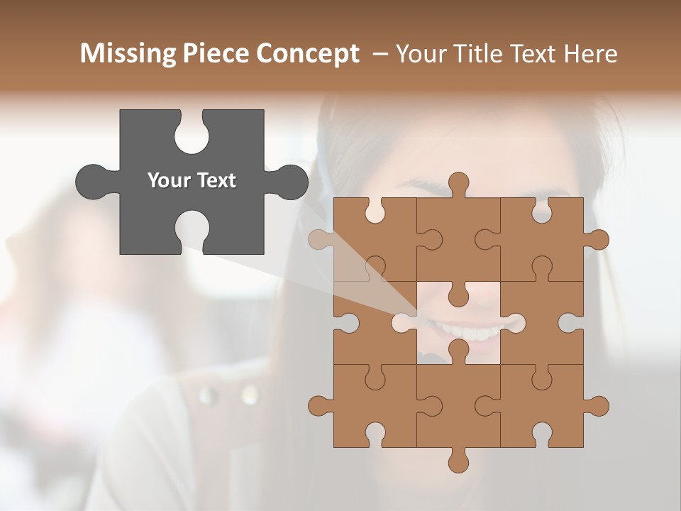 Agent Hispanic Microphone PowerPoint Template