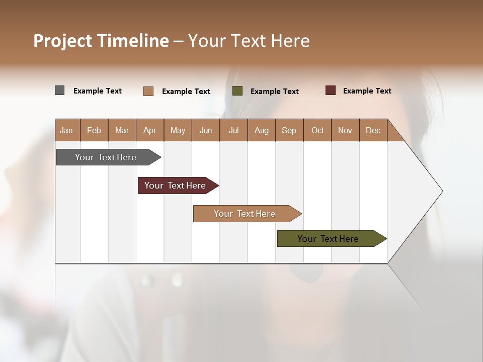 Agent Hispanic Microphone PowerPoint Template