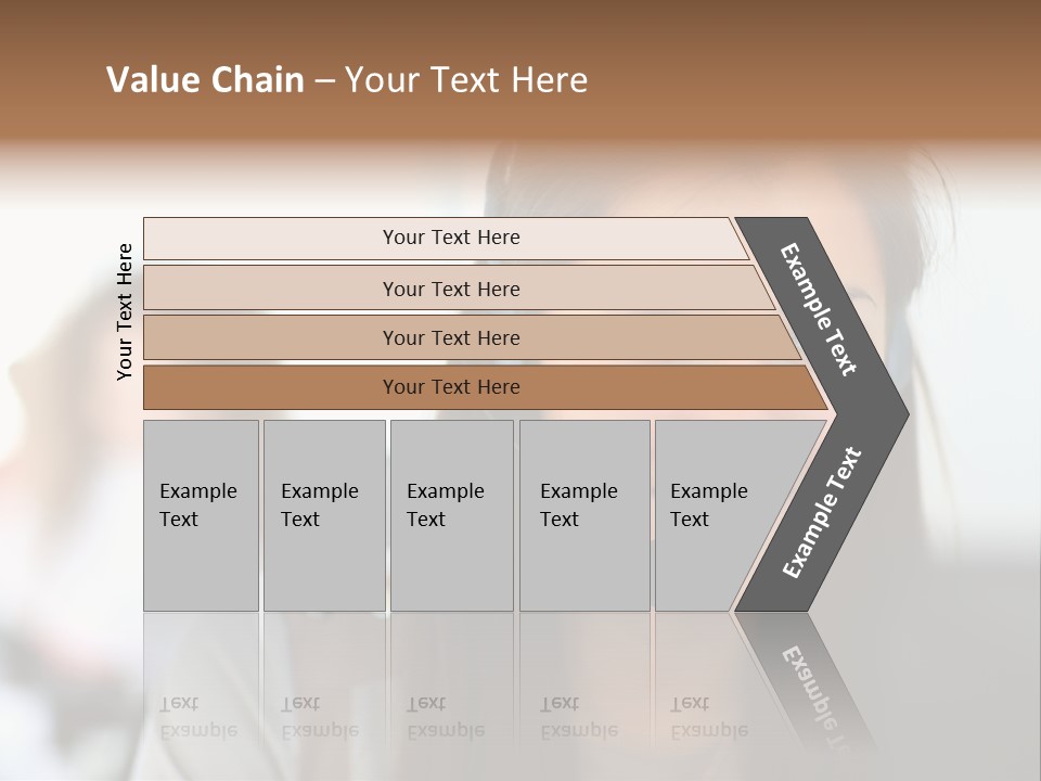 Agent Hispanic Microphone PowerPoint Template