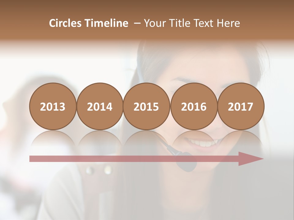 Agent Hispanic Microphone PowerPoint Template