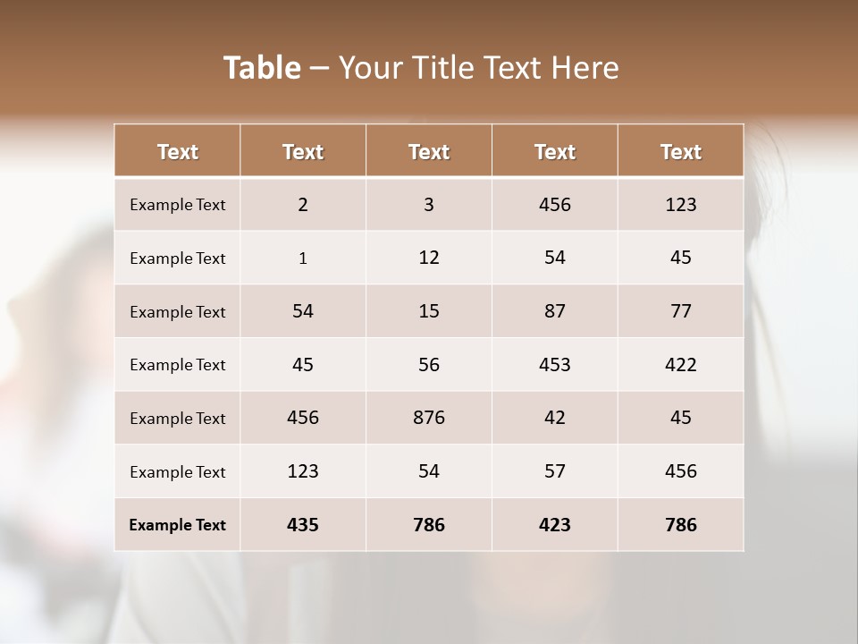 Agent Hispanic Microphone PowerPoint Template