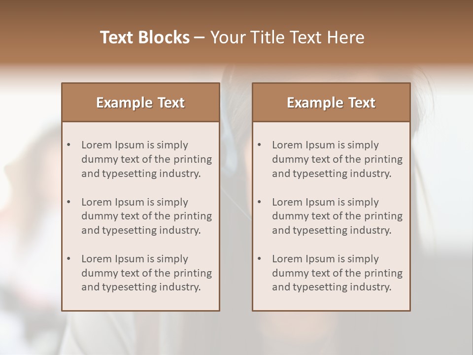 Agent Hispanic Microphone PowerPoint Template