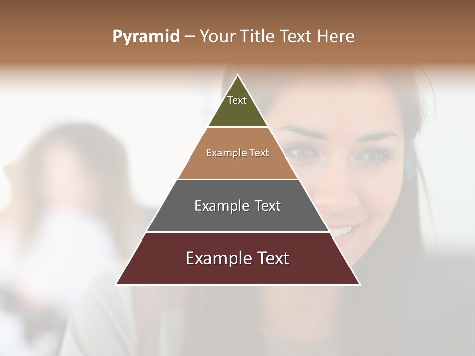 Agent Hispanic Microphone PowerPoint Template