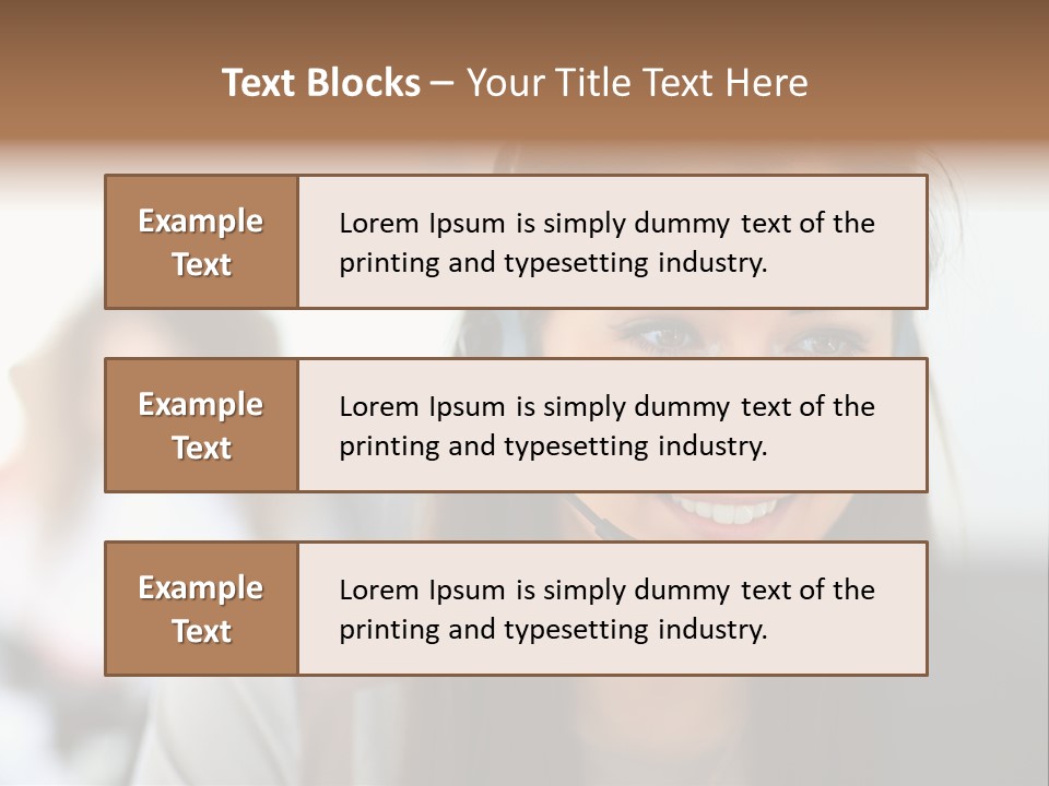 Agent Hispanic Microphone PowerPoint Template